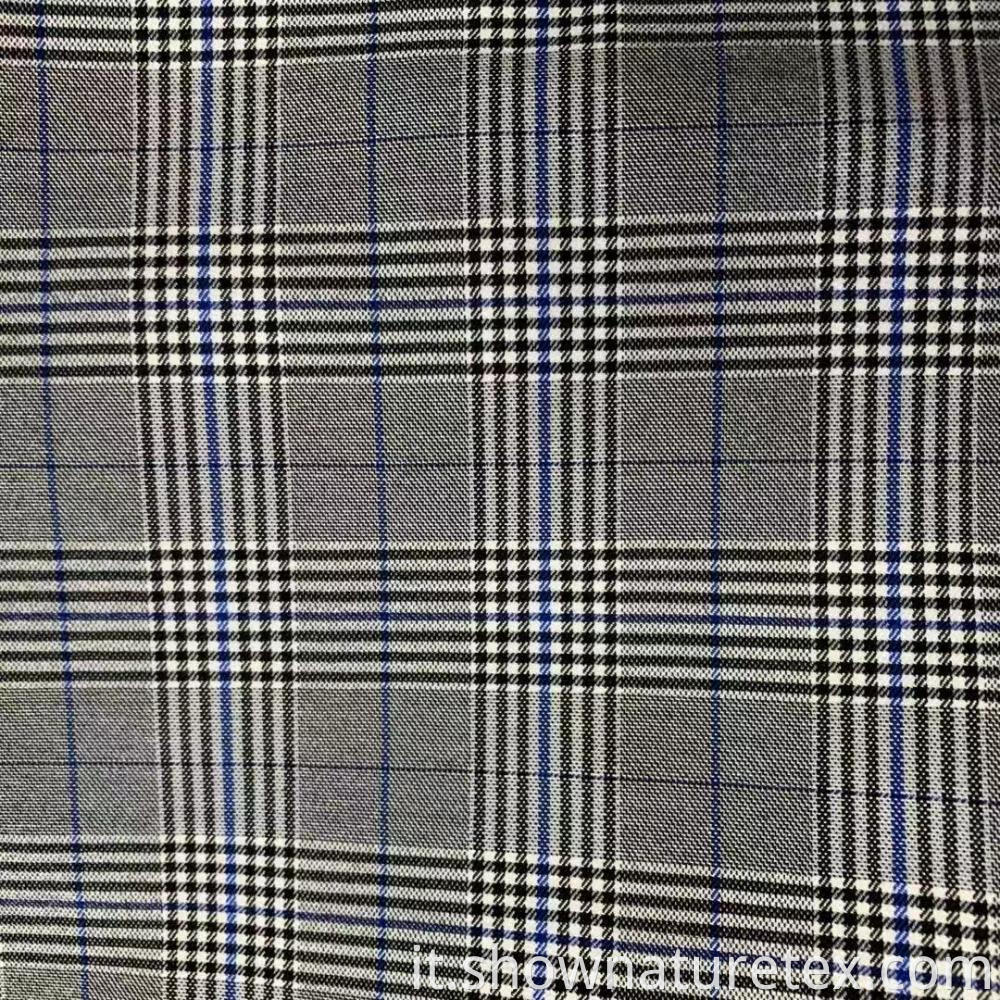 High Stretch Check Fabric for Pants